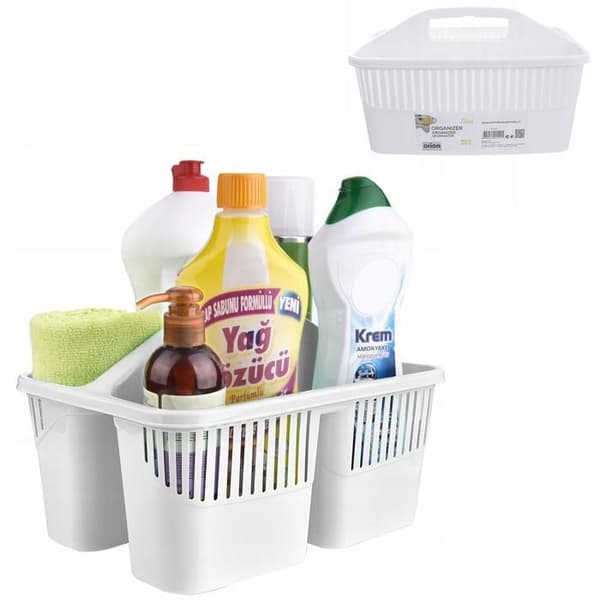 DETERGENT ORGANISATÖR MED HANDTAG TINA KÖK OCH BADRUM KORG