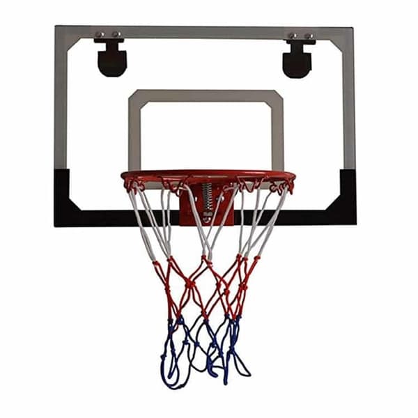 Basketkorg på platta – mini – med boll och pump