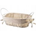 Miniatyrbild 1 av 4: Panier - casier - korv - kub Affek design Metallkorg WILL 25x15x8/28x15x11,5cm beige