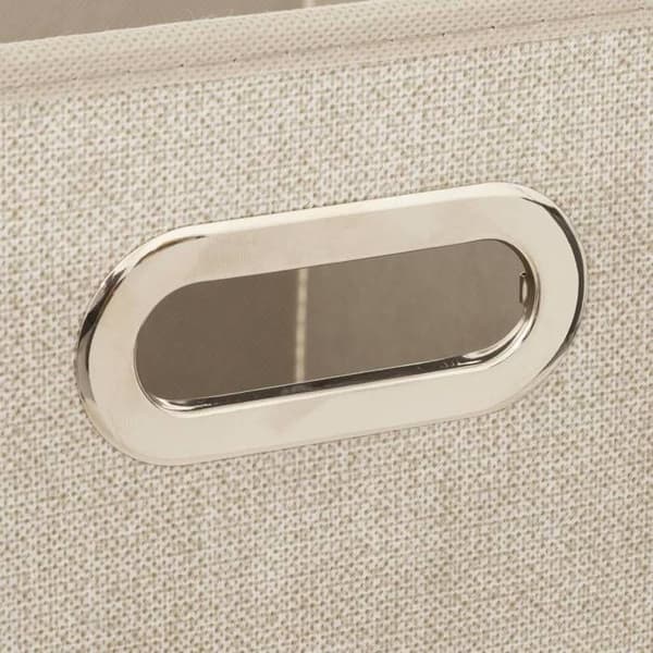 5five - tygkorg 31x31cm "mix n modul" melerad beige