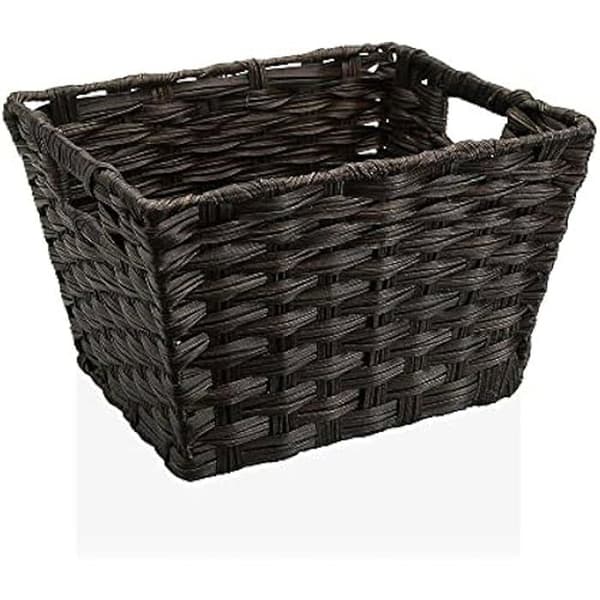 Polyetenkorg - BIGBUY HOME - Mörkbrun - 24 x 19 x 29 cm - För vuxna - Praktiskt