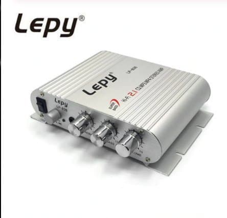 LP-838 Lepy Stereoförstärkare Portable Power Amplifier Hi-Fi 2.1 Car Auto Motor Bass Ljudförstärkare