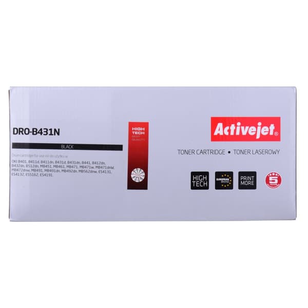 Printertromle Activejet DRO-B431N Sort
