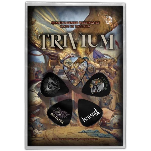 Trivium I dragens hof Plectrum (pakke med 5) Multicoloured One Size