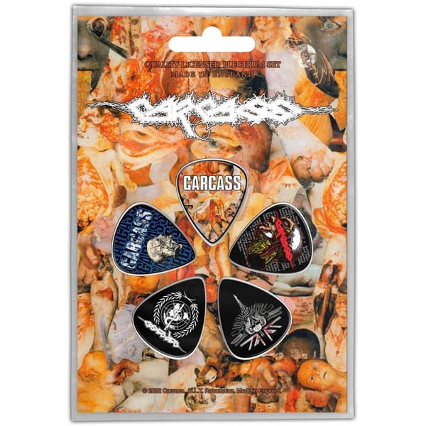 Carcass I Reek Of Putrefaction Plectrum (Pack of 5) Multicoloured One Size