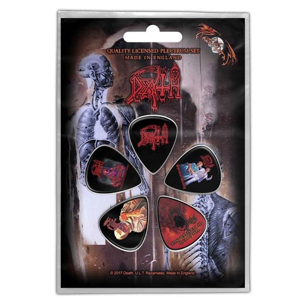 Death Albums Plectrum (Pack of 5) Multicoloured One Size