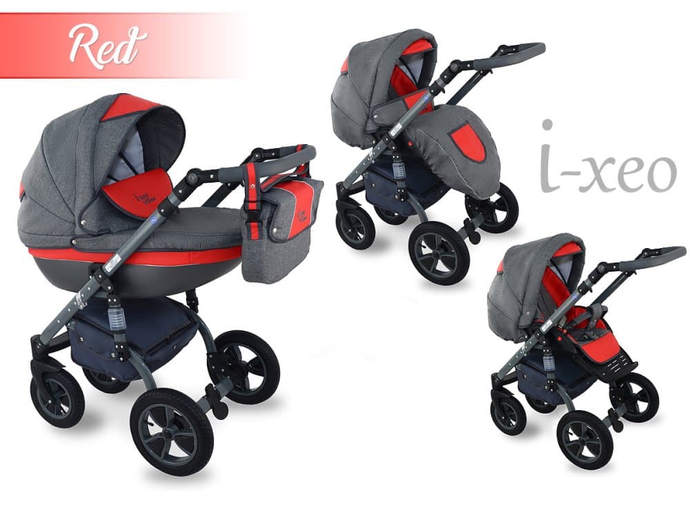 I-Xeo | Duo Barnvagn - Red
