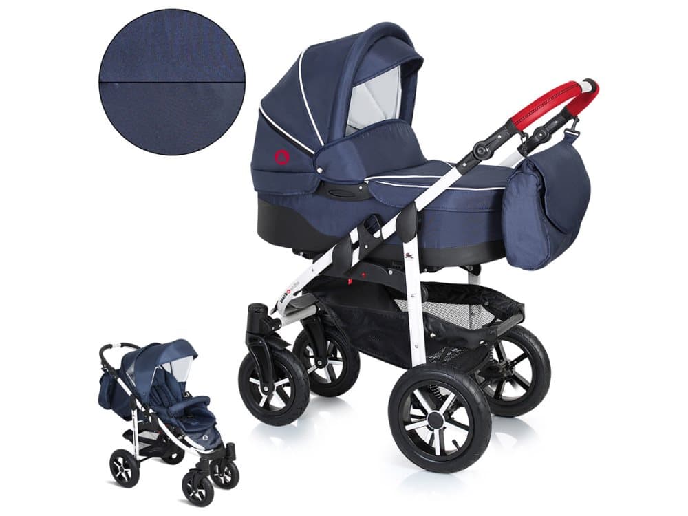 Black & White Duo Barnvagn 2 in 1 - Portland Blue