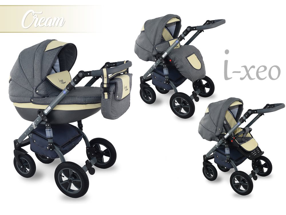 I-Xeo | Duo Barnvagn - Cream