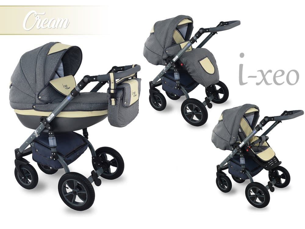 I-Xeo | Duo Barnvagn - Cream