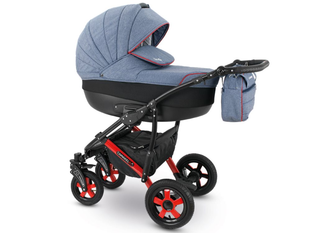 Sevilla - rymlig och bekväm duo barnvagn - Denim Blue