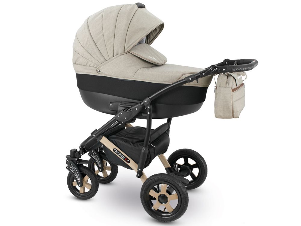 Sevilla - rymlig och bekväm duo barnvagn - Cashmere Beige