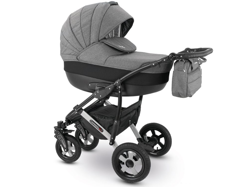 Sevilla - rymlig och bekväm duo barnvagn - Denim Grey