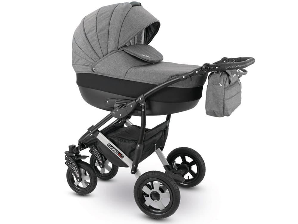 Sevilla - rymlig och bekväm duo barnvagn - Denim Grey