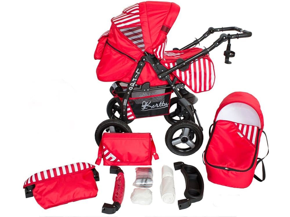 Lirdo kombi - Red/White