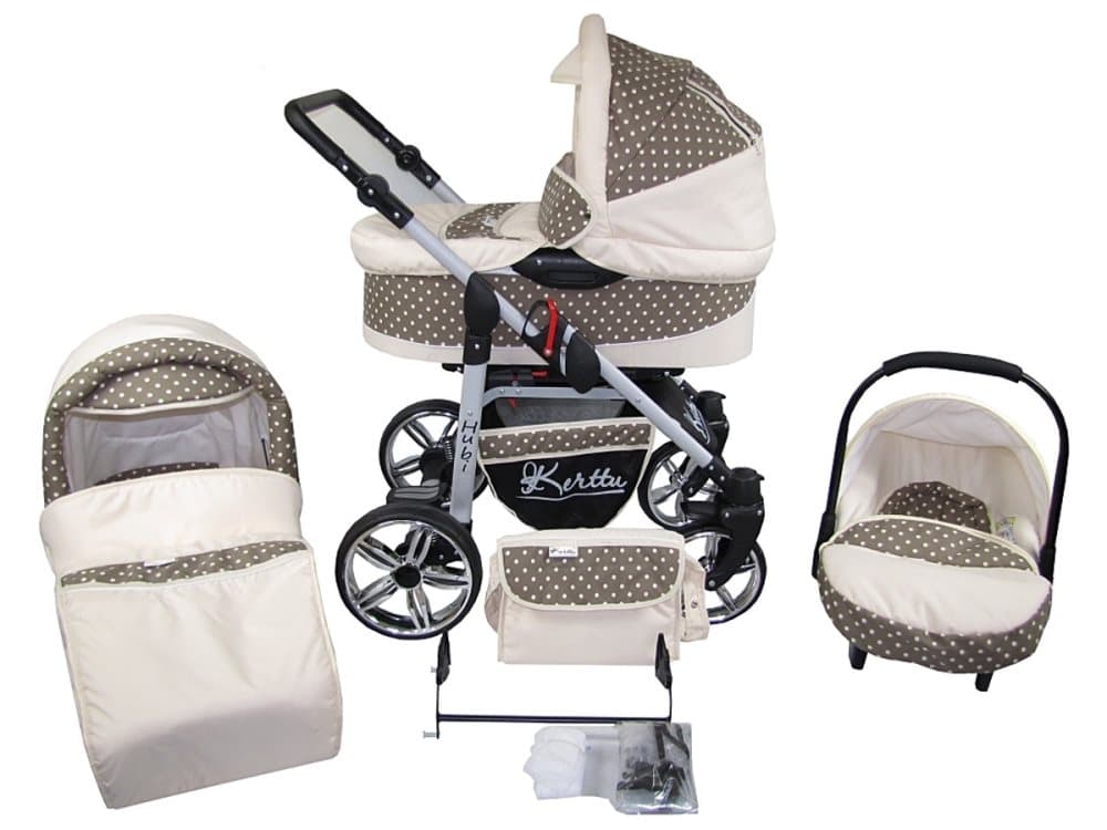 Hubi 3in1 Barnvagn| Travel System - Beige