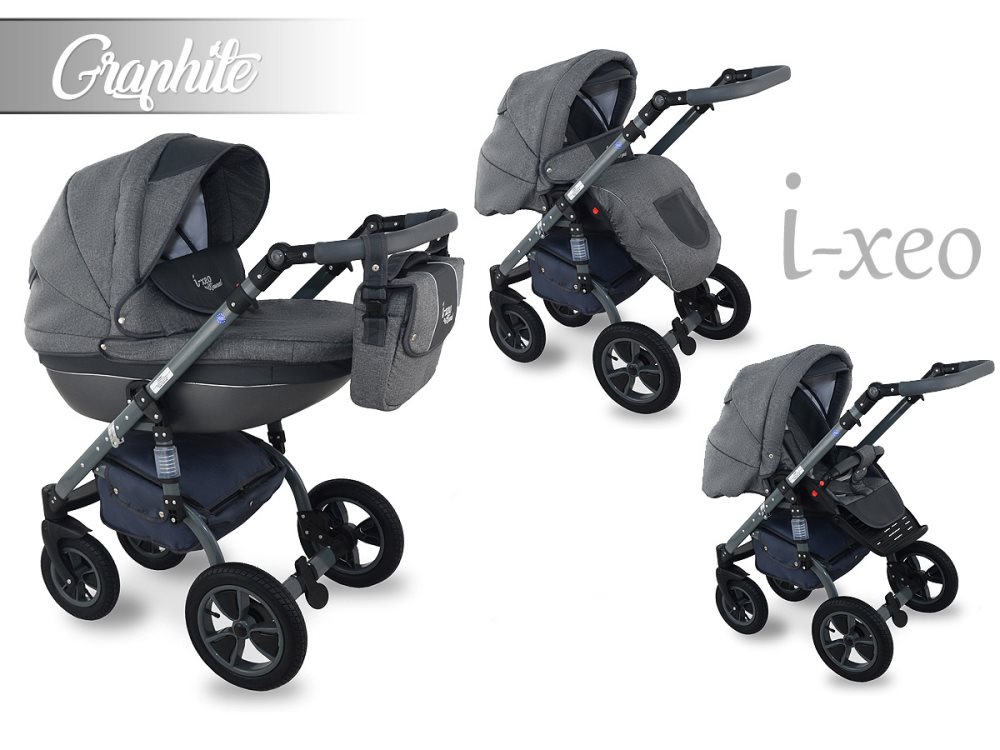 I-Xeo | Duo Barnvagn - Graphite