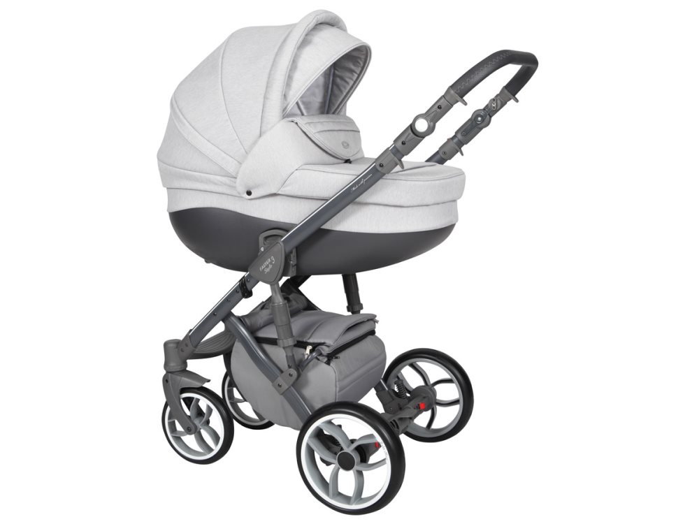 Faster Style Baby Merc Travel System Barnvagn - Argento