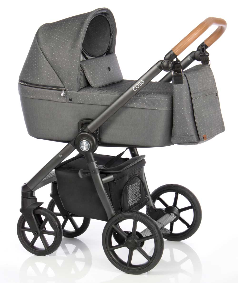 Coss Duo Barnvagn - Black Dots