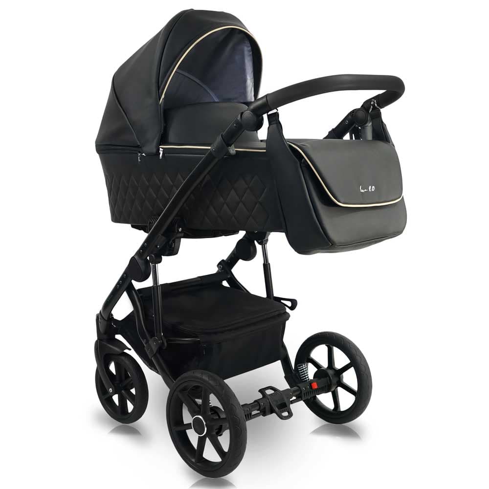 Line Duo 2.0 Barnvagn - Black Eco