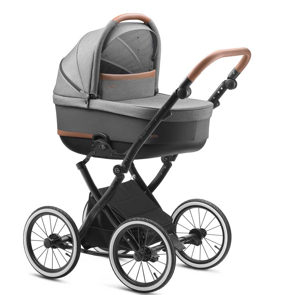 Bartatina Duo Barnvagn - Grey/Brown