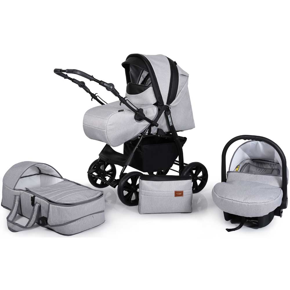 Sting Kombivagn Travel System - Argento