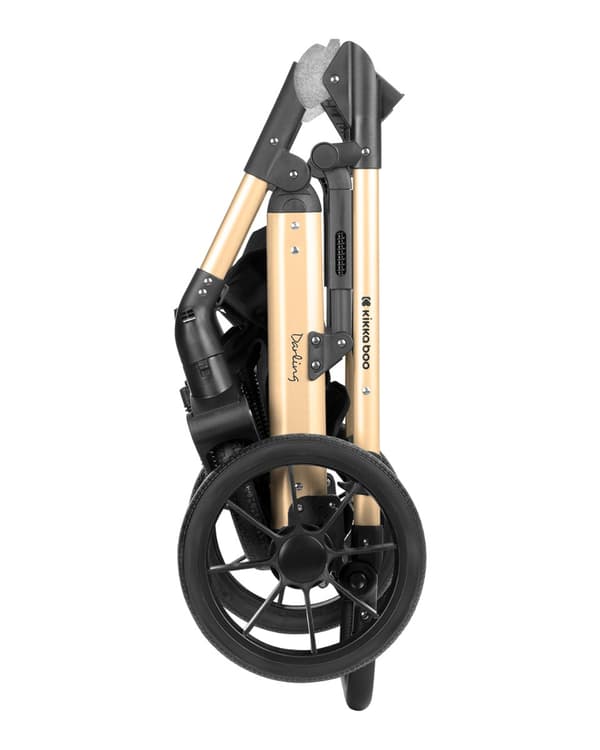 Kombivagn 3 i 1 Anti-chock Lyx Barnvagn - Svart
