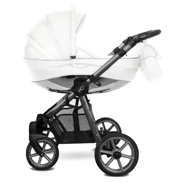 ​Mommy Glossy White Barnvagn - Space Gray