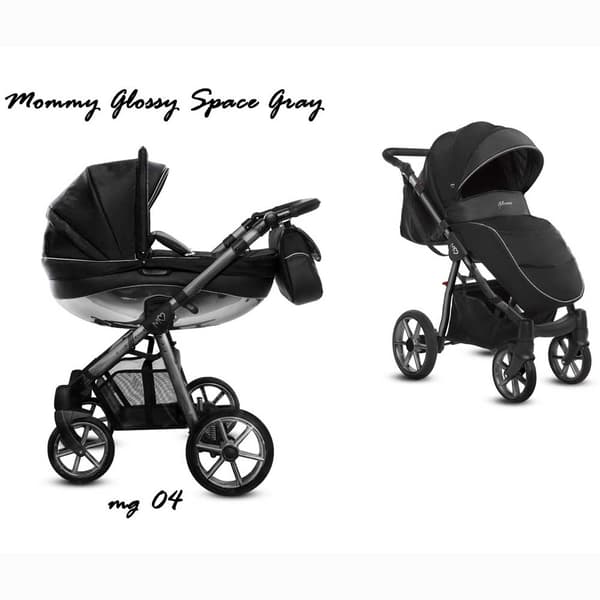 ​Mommy Glossy Barnvagn - Space Gray