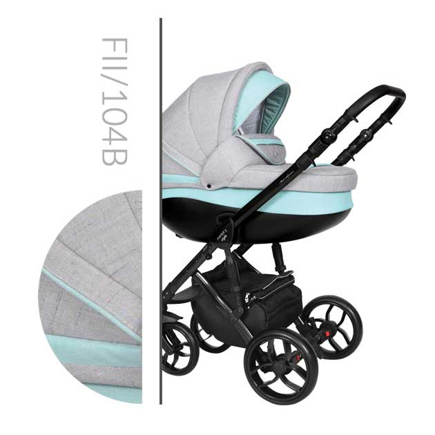 Faster Style Baby Merc Travel System Barnvagn - Magnet/Blue