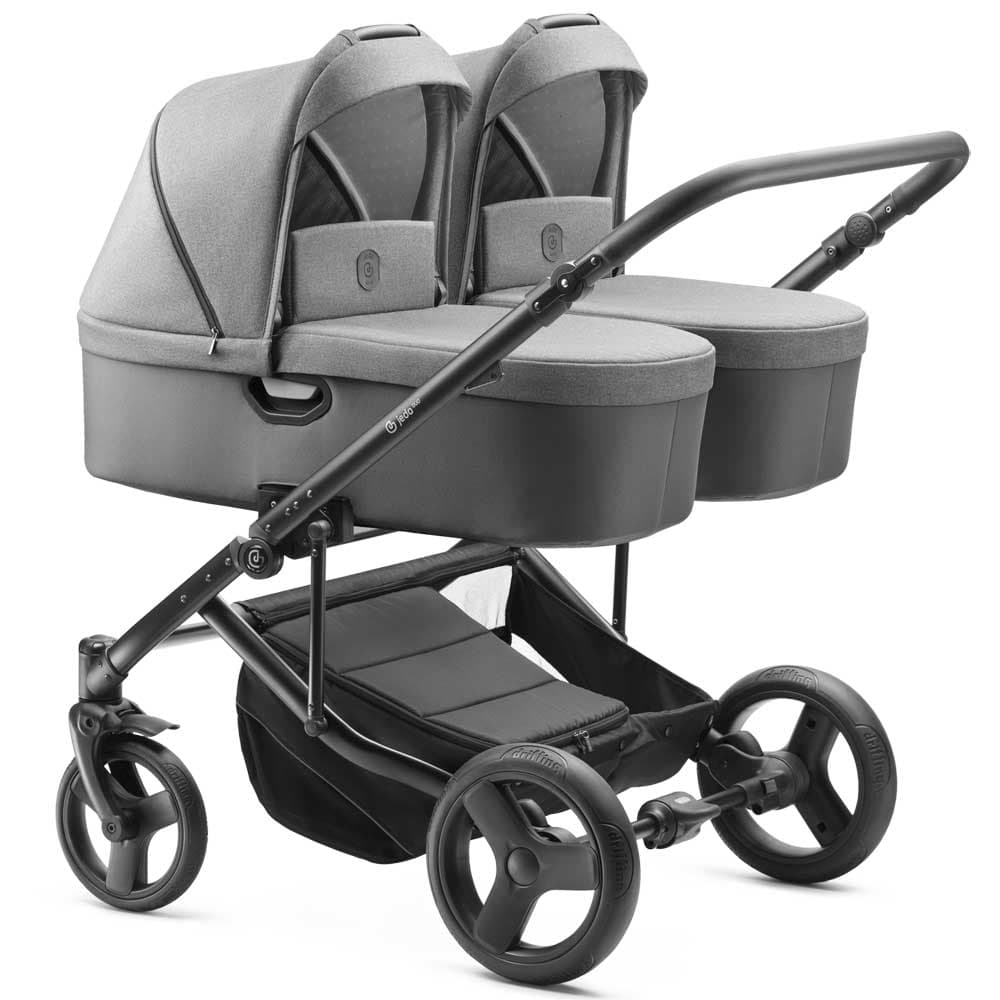 Tamel Duo Tvillingbarnvagn - Grey