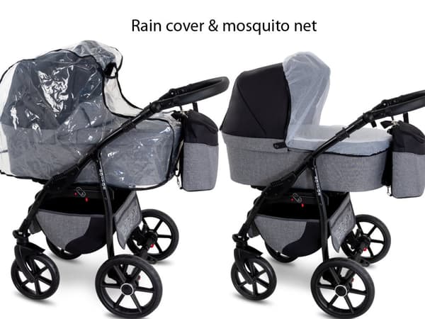 Yhdistelmävaunut 3-in-1 ElmaPram Boston