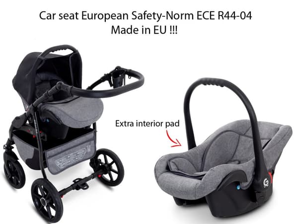 Yhdistelmävaunut 3-in-1 ElmaPram Boston