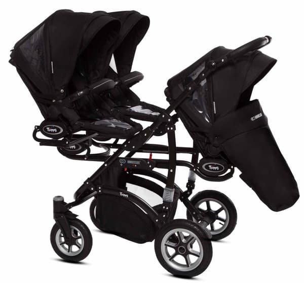 Babyactive Trippy Trillingvagn - Black