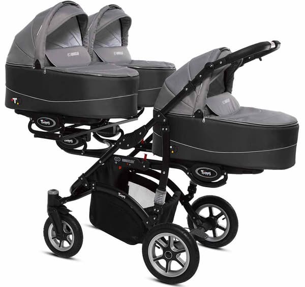 Babyactive Trippy Trillingvagn - Silver
