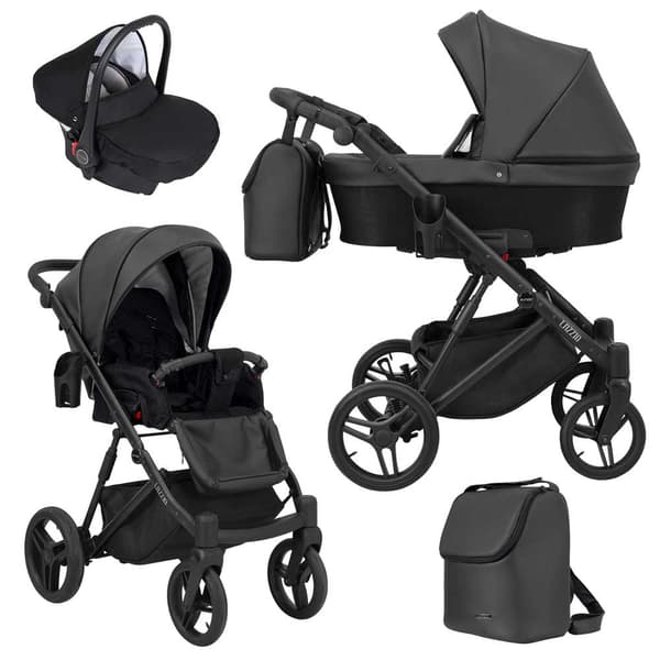 ​Lazzio 3-in-1 Travelsystem - Black Eco