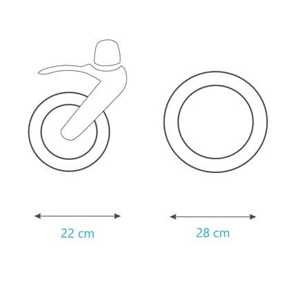 ​Lazzio 3-in-1 Travelsystem - Argento Eco