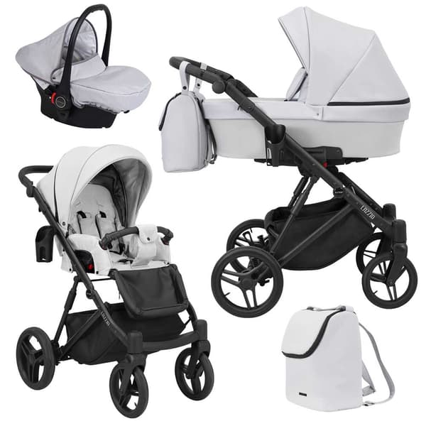 ​Lazzio 3-in-1 Travelsystem - Argento Eco