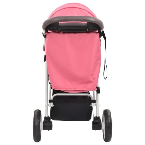 Sittvagn 3 Hjul Rosa Och Svart