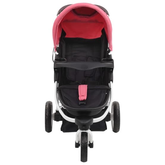 Sittvagn 3 Hjul Rosa Och Svart