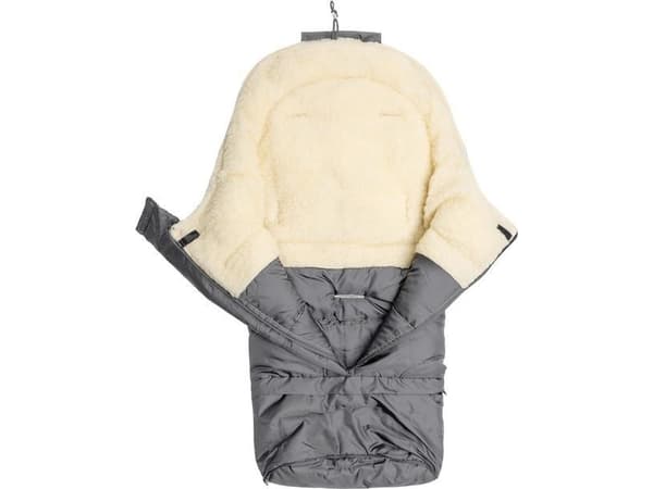 Sensillo COMBI FOOTMUFF 3in1 WOOL - GRAY