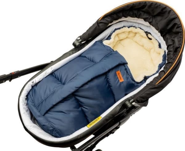Sensillo COMBI FOOTMUFF 3in1 WOOL - NAVY