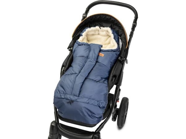 Sensillo COMBI FOOTMUFF 3in1 WOOL - NAVY