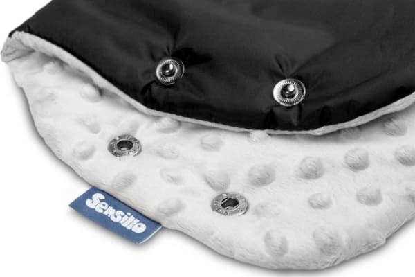 Sensillo MUFFLE FOR TROLLEY MINKY - BLACK