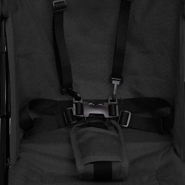 vidaXL Paraplyvagn antracit och svart stål
