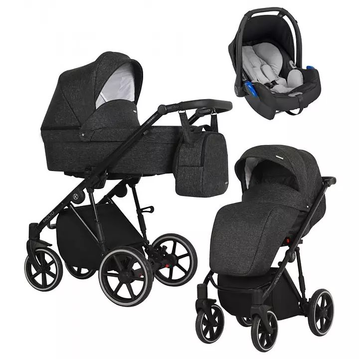 Barnvagn Molto 3i1 inkl. bilstol Trix Grafit