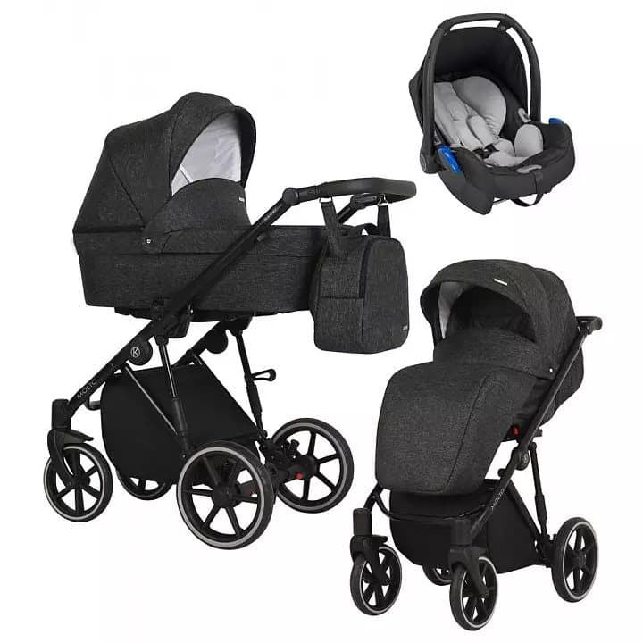 Barnvagn Molto 3i1 inkl. bilstol Trix Grafit