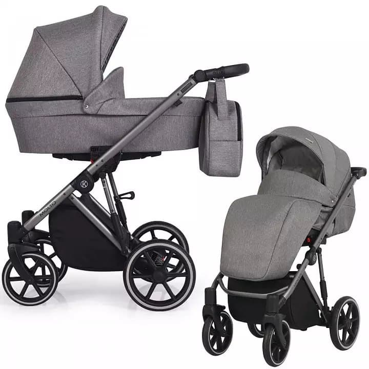 Barnvagn Molto 2i1 duovagn Grå