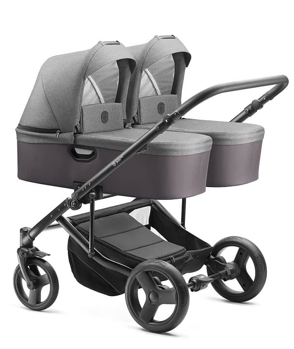 Tvillingvagn Jedo Duo Black