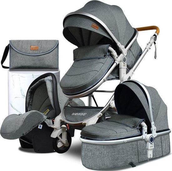 Lyxvagn | 4-i-1 | Barnvagn | Fällbar | Barnvagn | Justerbar | Maxi Cos